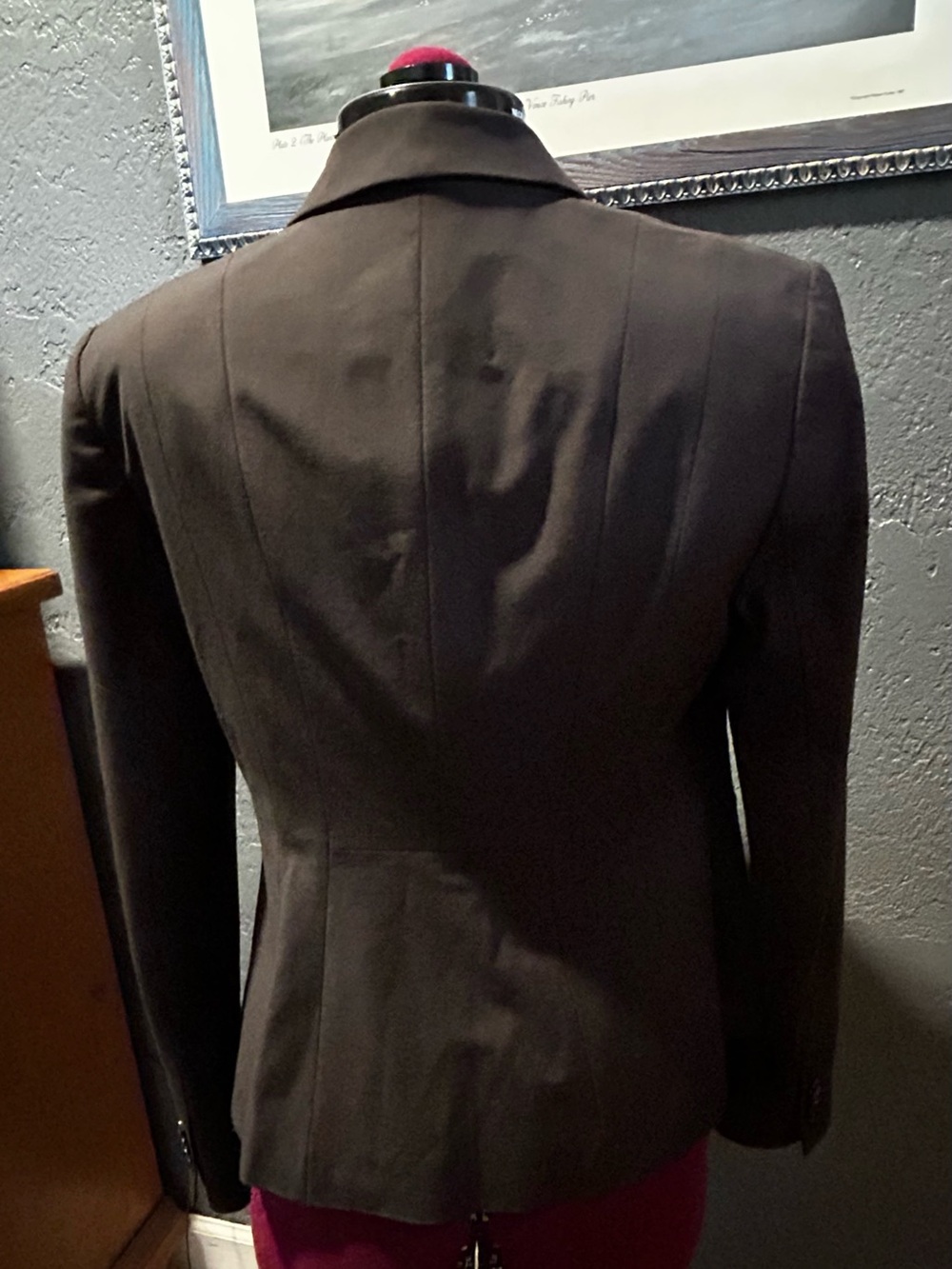 Ann Taylor dark Brown Tailored Blazer Jacket - Picture 4 of 12